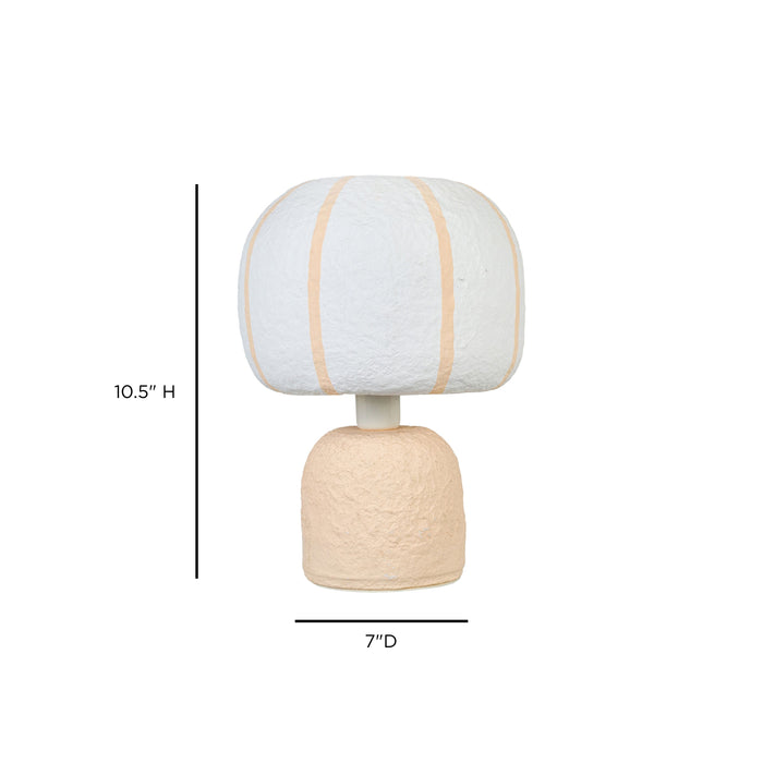 Margate Cotton Mache Table Lamp