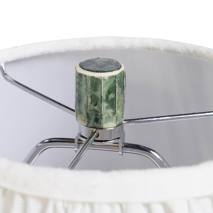 Yaya Green Capiz Shell Table Lamp - Dream Home Furniture & Mattress (Waite Park, MN)