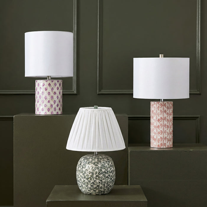 Yaya Green Capiz Shell Table Lamp - Dream Home Furniture & Mattress (Waite Park, MN)