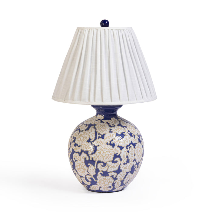 Diana Blue &amp; White Table Lamp