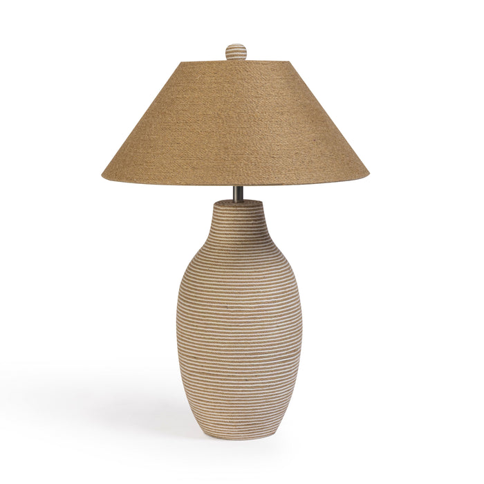 Tanga Natural Jute and Cotton Table Lamp - Dream Home Furniture & Mattress (Waite Park, MN)