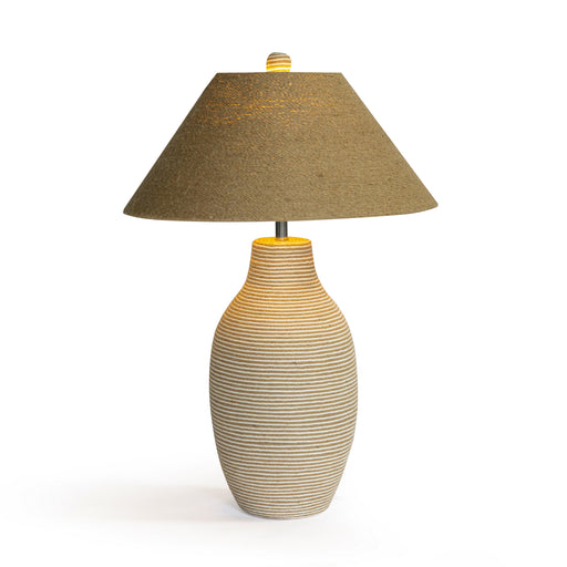 Tanga Natural Jute and Cotton Table Lamp - Dream Home Furniture & Mattress (Waite Park, MN)