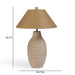Tanga Natural Jute and Cotton Table Lamp - Dream Home Furniture & Mattress (Waite Park, MN)