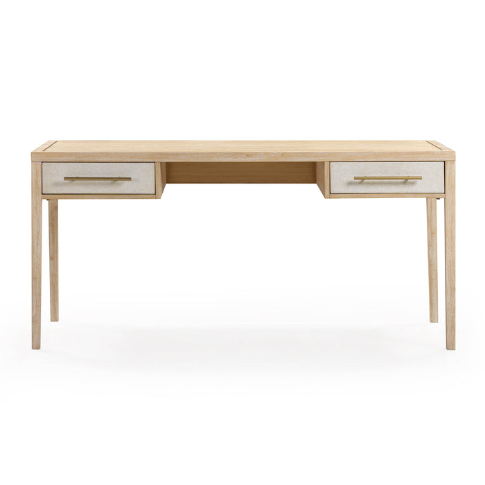 Hera 62'' Natural Washed Executive Desk - Dream Home Furniture & Mattress (Waite Park, MN)