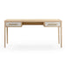 Hera 62'' Natural Washed Executive Desk - Dream Home Furniture & Mattress (Waite Park, MN)