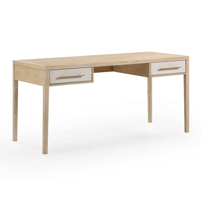 Hera 62'' Natural Washed Executive Desk - Dream Home Furniture & Mattress (Waite Park, MN)