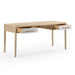 Hera 62'' Natural Washed Executive Desk - Dream Home Furniture & Mattress (Waite Park, MN)