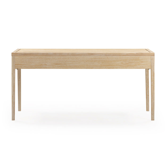 Hera 62'' Natural Washed Executive Desk - Dream Home Furniture & Mattress (Waite Park, MN)