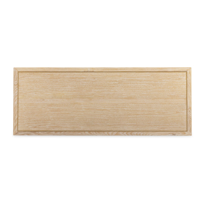 Hera 62'' Natural Washed Executive Desk - Dream Home Furniture & Mattress (Waite Park, MN)