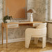 Hera 62'' Natural Washed Executive Desk - Dream Home Furniture & Mattress (Waite Park, MN)