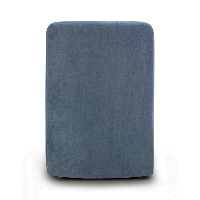 Dolce Performance Velvet Rolling Desk Chair