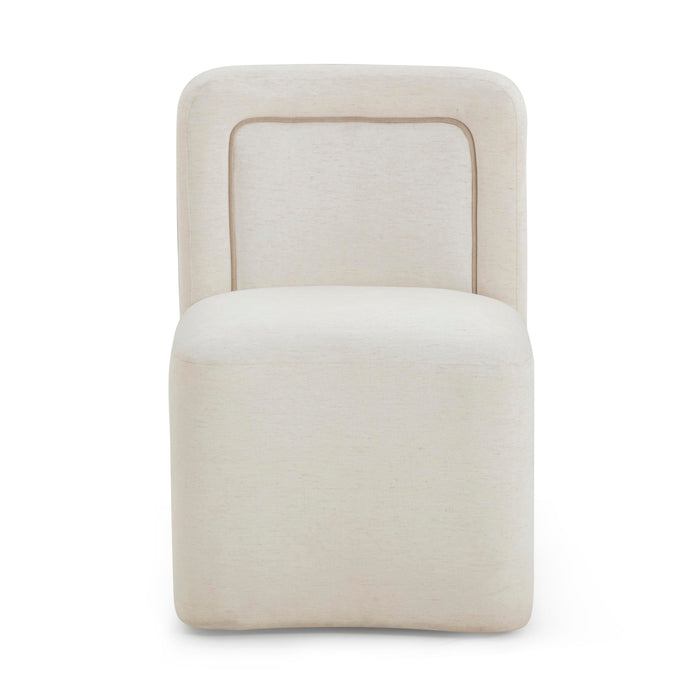 Dolce Performance Velvet Rolling Desk Chair