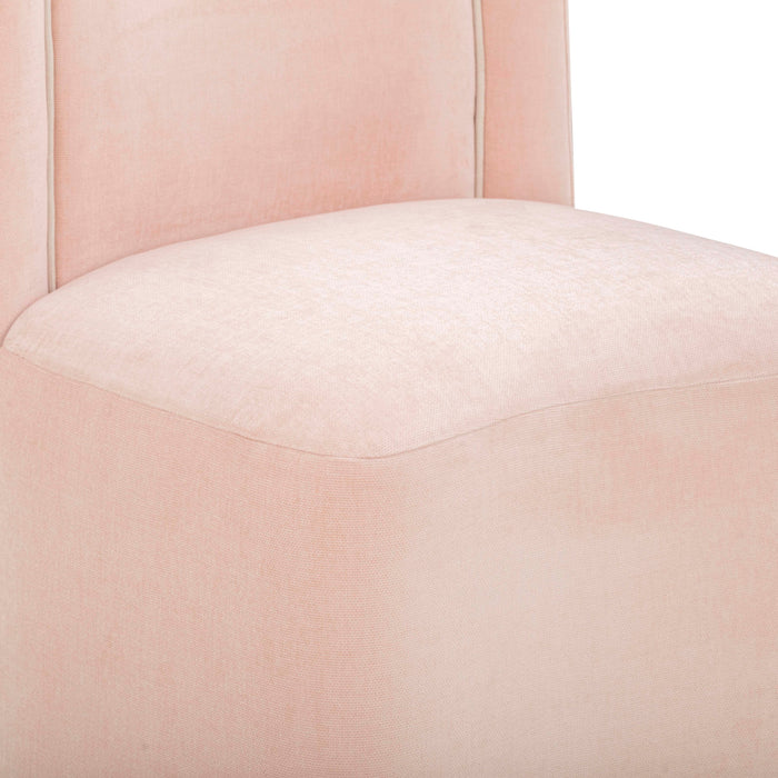 Dolce Performance Velvet Rolling Desk Chair