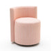 Alyssa Striped Performance Linen Rolling Desk Chair - Dream Home Furniture & Mattress (Waite Park, MN)
