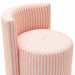 Alyssa Striped Performance Linen Rolling Desk Chair - Dream Home Furniture & Mattress (Waite Park, MN)