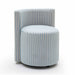 Alyssa Striped Performance Linen Rolling Desk Chair - Dream Home Furniture & Mattress (Waite Park, MN)
