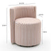 Alyssa Striped Performance Linen Rolling Desk Chair - Dream Home Furniture & Mattress (Waite Park, MN)