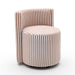 Alyssa Striped Performance Linen Rolling Desk Chair - Dream Home Furniture & Mattress (Waite Park, MN)