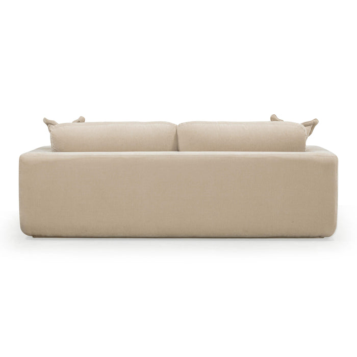 Miri 90.5" Upcycled Contract-Grade Washed Velvet Sofa
