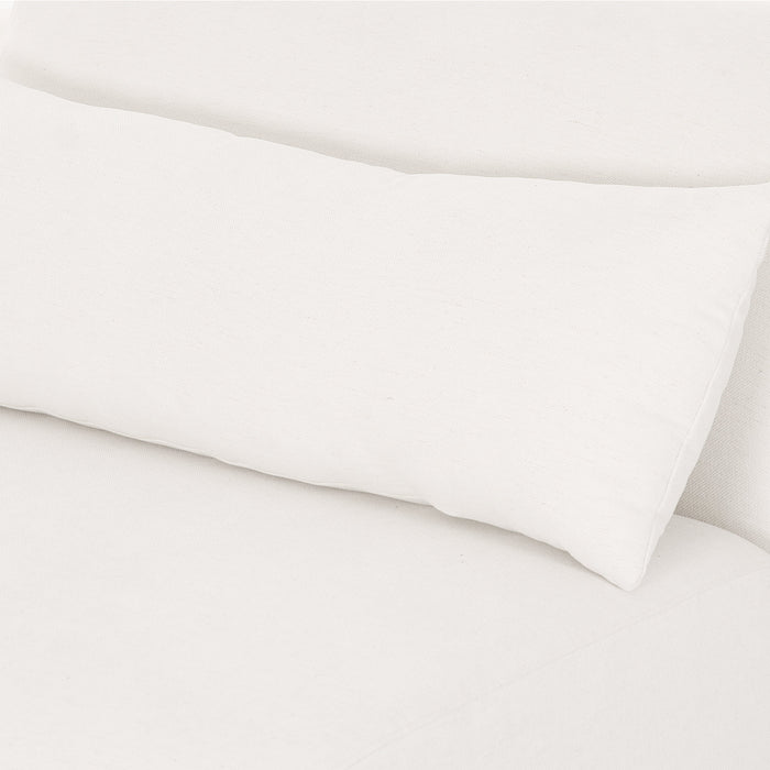 Tarra Cream Performance Chenille Modular Chaise