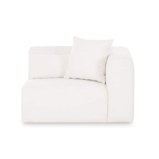 Tarra Cream Performance Chenille Modular Corner Chair - Dream Home Furniture & Mattress (Waite Park, MN)