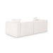 Tarra 86" Cream Performance Chenille Modular Loveseat - Dream Home Furniture & Mattress (Waite Park, MN)