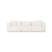 Tarra 118" Cream Performance Chenille Modular Sofa - Dream Home Furniture & Mattress (Waite Park, MN)