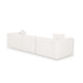 Tarra 118" Cream Performance Chenille Modular Sofa - Dream Home Furniture & Mattress (Waite Park, MN)