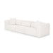 Tarra 118" Cream Performance Chenille Modular Sofa - Dream Home Furniture & Mattress (Waite Park, MN)