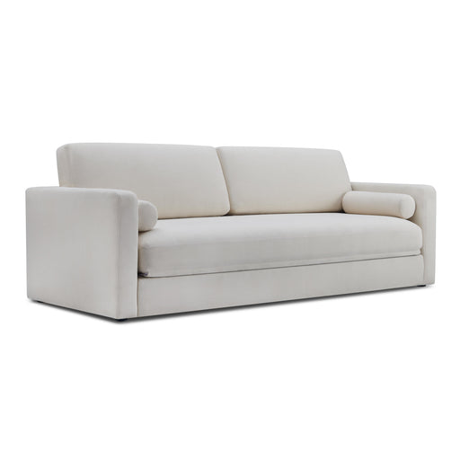 Ryan 91" Cream Upcycled Performance Linen Sofa Bed - Dream Home Furniture & Mattress (Waite Park, MN)