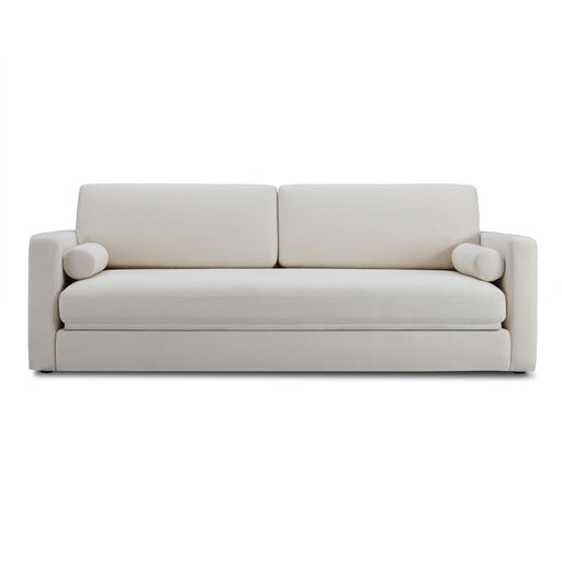 Ryan 91" Cream Upcycled Performance Linen Sofa Bed - Dream Home Furniture & Mattress (Waite Park, MN)