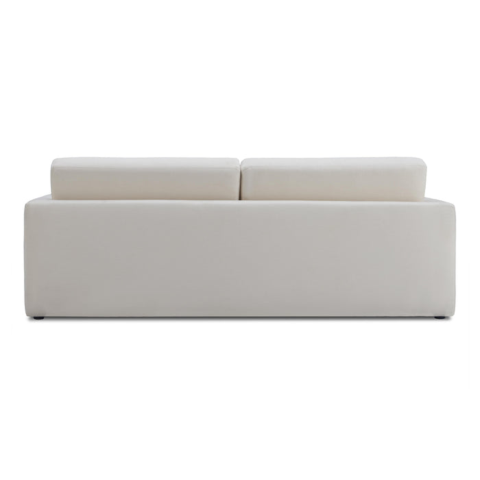 Ryan 91" Cream Upcycled Performance Linen Sofa Bed