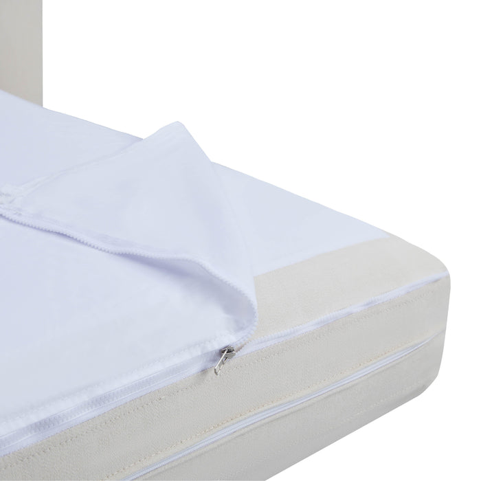 Ryan 91" Cream Upcycled Performance Linen Sofa Bed