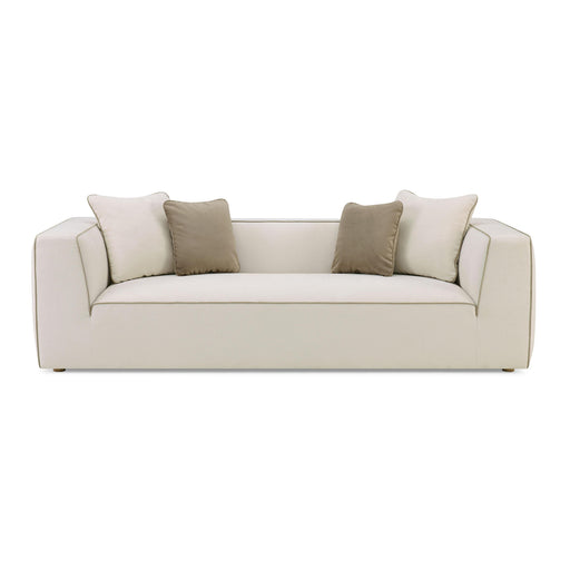 Tristine 96" Cream Contract-Grade Linen Sofa - Dream Home Furniture & Mattress (Waite Park, MN)