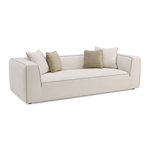 Tristine 96" Cream Contract-Grade Linen Sofa - Dream Home Furniture & Mattress (Waite Park, MN)