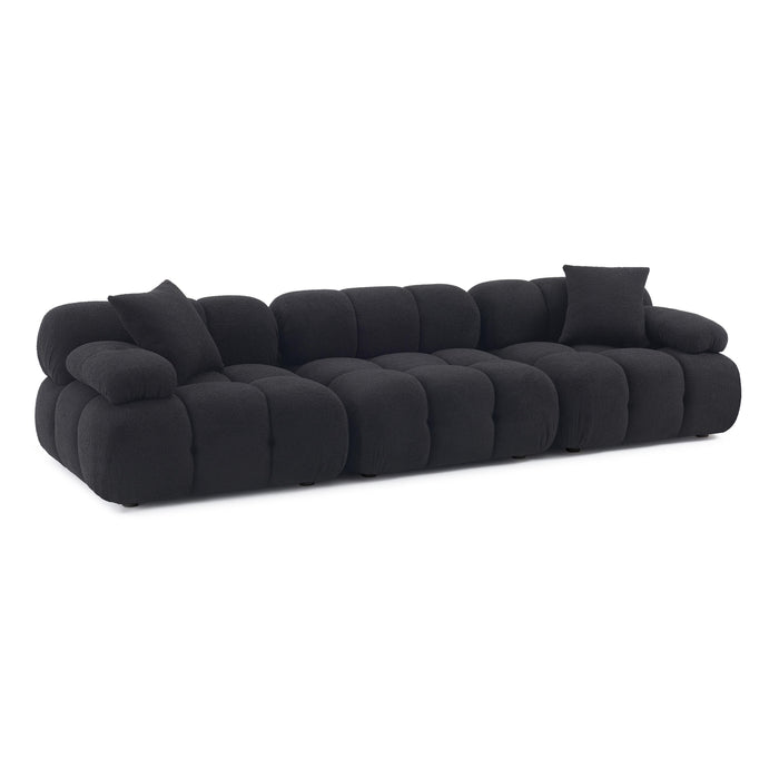 Calliope 118" Performance Vegan Shearling Modular Sofa