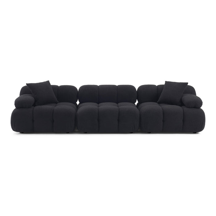 Calliope 118" Performance Vegan Shearling Modular Sofa