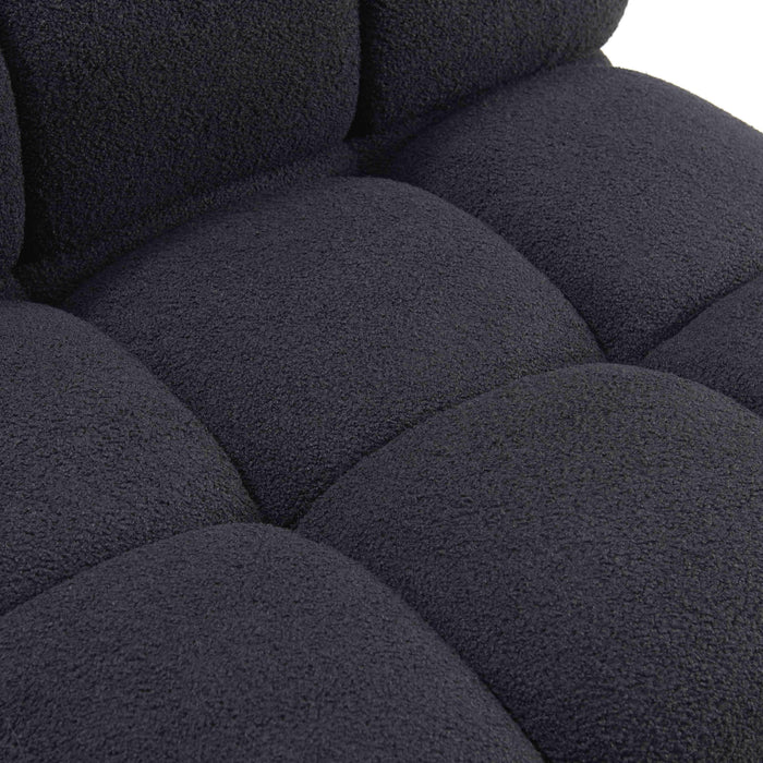 Calliope 6-piece Performance Vegan Shearling Modular U-Sectional
