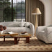 Judy 80" Black and White Woven Performance Fabric Sofa - Dream Home Furniture & Mattress (Waite Park, MN)