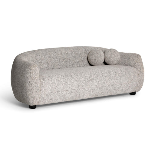 Judy 80" Black and White Woven Performance Fabric Sofa - Dream Home Furniture & Mattress (Waite Park, MN)
