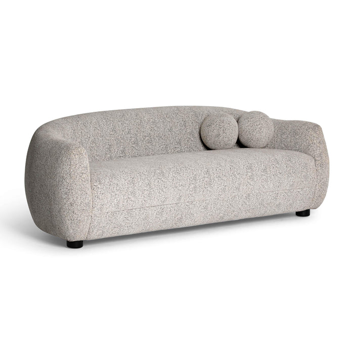 Judy 80" Black and White Woven Performance Fabric Sofa - Dream Home Furniture & Mattress (Waite Park, MN)