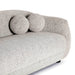 Judy 80" Black and White Woven Performance Fabric Sofa - Dream Home Furniture & Mattress (Waite Park, MN)