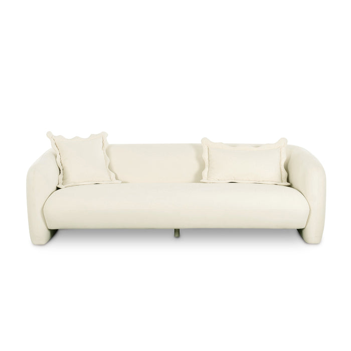 Lou 91" Performance Velvet Sofa