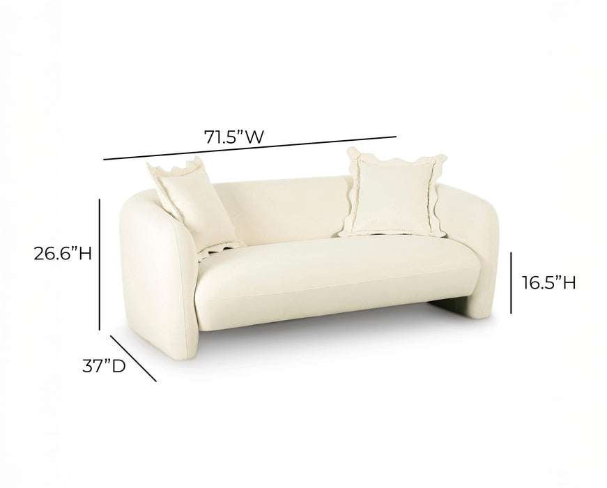 Lou 71.5" Performance Velvet Loveseat