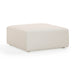 Hangover Cream Performance Fabric Outdoor Ottoman - Dream Home Furniture & Mattress (Waite Park, MN)