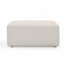Hangover Cream Performance Fabric Outdoor Ottoman - Dream Home Furniture & Mattress (Waite Park, MN)