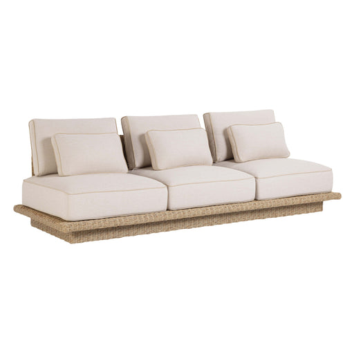 Mora Cream Outdoor Sofa - Dream Home Furniture & Mattress (Waite Park, MN)