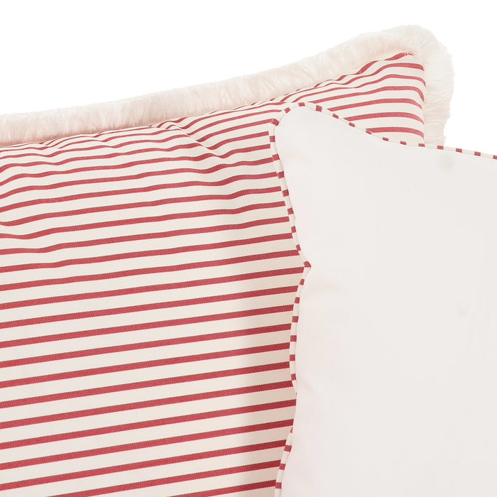 Salty 84.5" Striped Contract-Grade Indoor/Outdoor Sofa