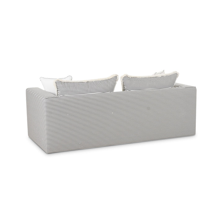 Salty 84.5" Striped Contract-Grade Indoor/Outdoor Sofa
