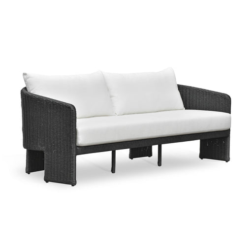 Alexa 80" Rattan Performance Fabric Outdoor Sofa - Dream Home Furniture & Mattress (Waite Park, MN)